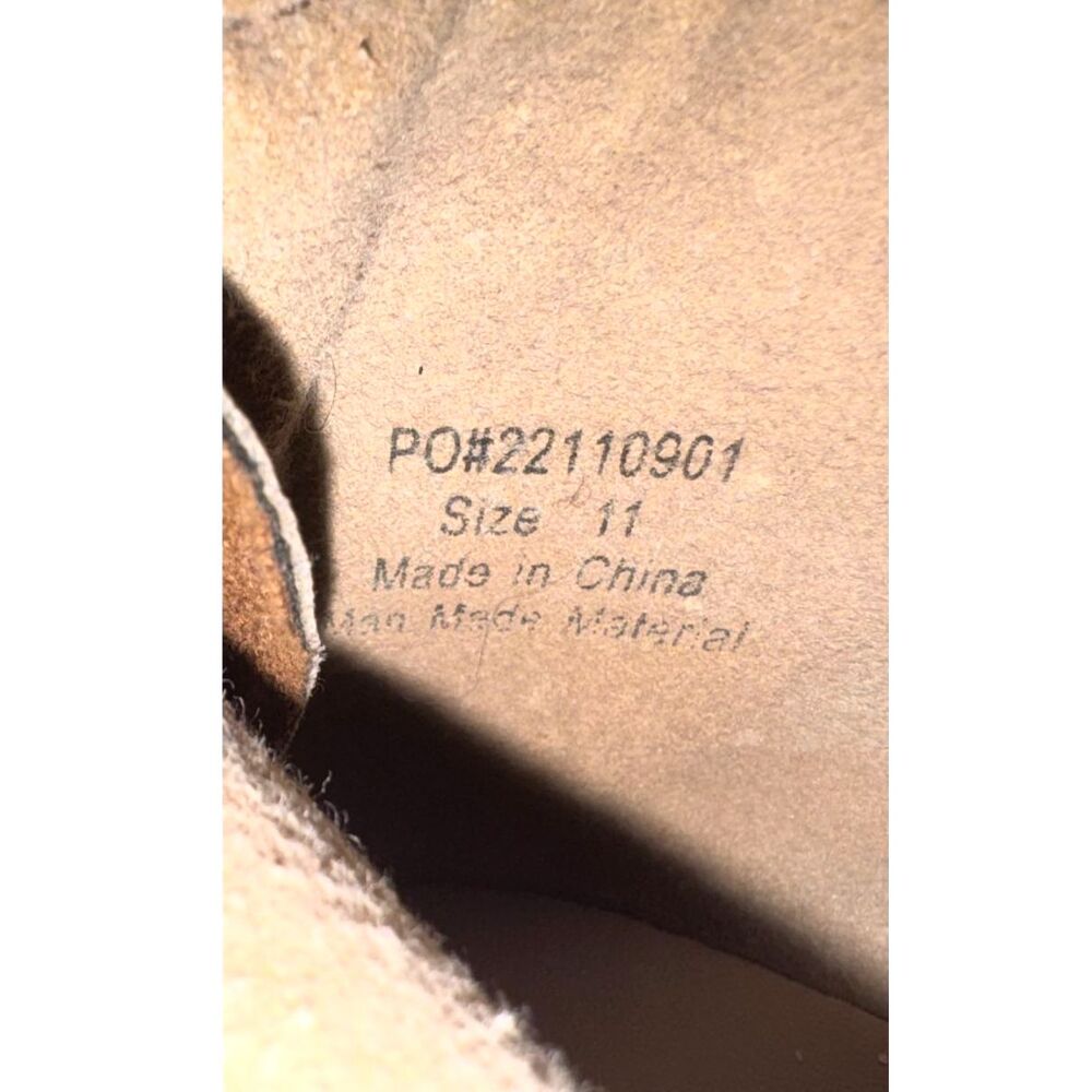 Ninetin Gel Booties Women's 11 Brown Faux Suede Back Heel Zipper Ankle Boots - Picture 6 of 6